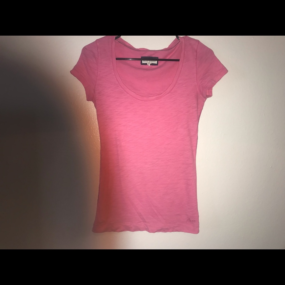 Aeropostale Pink Scoop Neck Tee